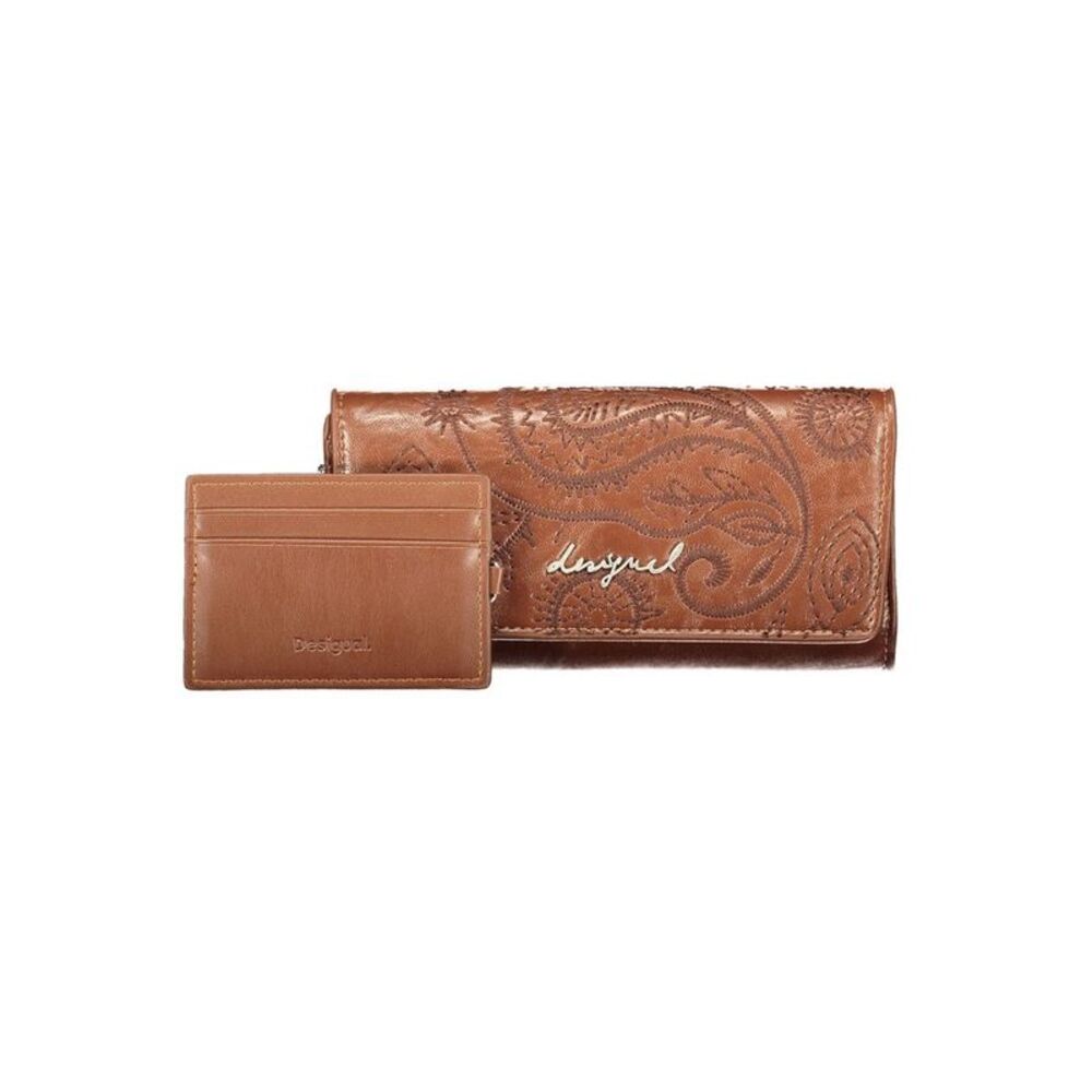 Desigual Brown Polyurethane Women's Women's Wallet